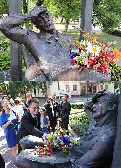 Памятник Марку Шагалу в Витебске