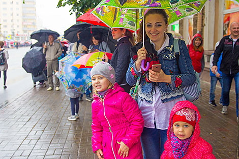Летний парад зонтов в Могилеве