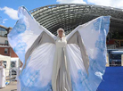 Церемония поднятия флага XXVII Международного фестиваля искусств "Славянский базар в Витебске"