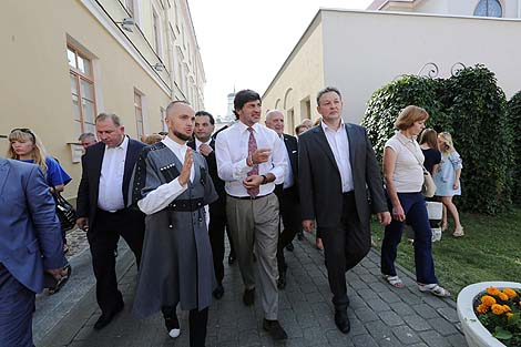 Tbilisi Mayor Kakha Kaladze and Minsk Mayor Andrei Shorets  