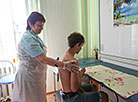 Дети из Алтая на отдыхе в белорусском санатории "Случ"