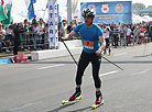 The roller ski and roller skate races during the sports festival