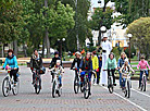 Ladies on Bicycles ride in Grodno