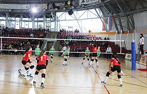 Соревнования по волейболу на спартакиаде Союзного государства 
