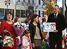 Акция "Поздравим маму вместе!" в Гродно