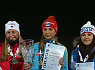 Ингрид Ландмарк Тандреволд (Норвегия), чемпионка Анна Кривонос (Украина), Елизавета Каплина (Россия)