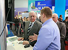 The exhibition was visited by Chairman of the Council of the Republic of the National Assembly Mikhail Myasnikovich