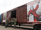 The youth memory train Flowers of the Great Victory in Mogilev