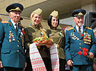 The memory train Flowers of the Great Victory in Grodno