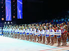The closing ceremony of the 31st European Rhythmic Gymnastics Championships