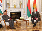 Meeting of the President of Belarus  Alexander Lukashenko and President of India Pranab Mukherjee