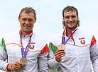 Belarus’ Vitaly Belko and Roman Petrushenko win bronze at the European Games in Baku