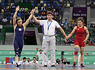 Белоруска Мария Мамошук выиграла бронзу Евроигр в женской борьбе среди спортсменок до 63 кг