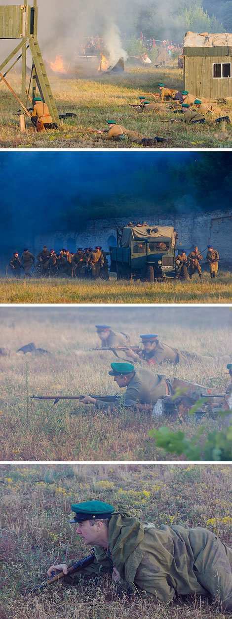 Reenactment of the Brest Fortress Defense