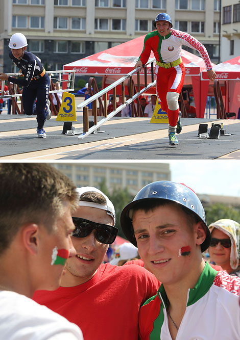 Belarus’ Dmitry Dubitsky sets world record in fire and rescue sport 