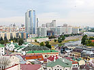 Historical center of Minsk. The Upper Town panorama