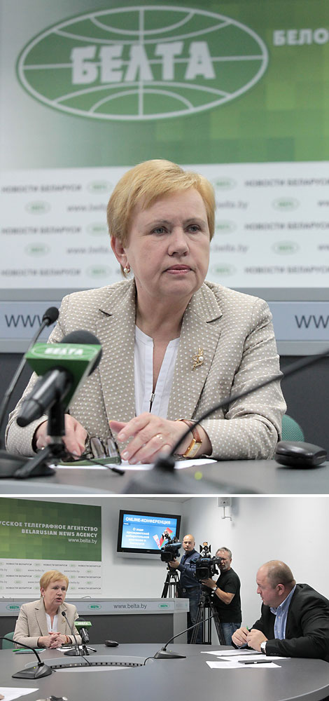 Председатель Центризбиркома Беларуси Лидия Ермошина