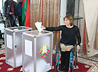 Голосование по выборам Президента Беларуси на избирательном участке №1 в Минске