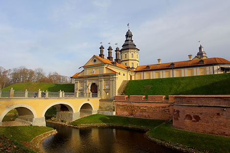 The Nesvizh Palace in autumn