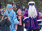 Дед Зимник принимает гостей в Ивьевском районе