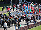 布列斯特游行“白俄罗斯铭记 我们记住每一个人”