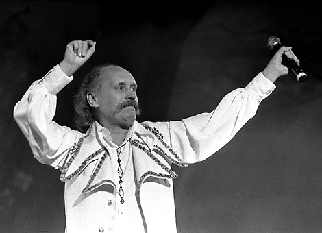 Vladimir Mulyavin at the Slavonic Bazaar festival, July 1994