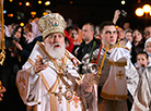 Пасхальное богослужение в Свято-Духовом кафедральном соборе Минска
