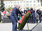 VICTORY DAY: Solemn ceremony in Victory Square in Minsk
