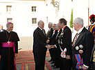 The ceremony of official welcome for Alexander Lukashenko in the Apostolic Palace
