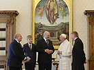 Встреча Папы Франциска и Президента Беларуси Александра Лукашенко в Ватикане