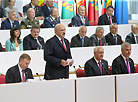 Аляксандр Лукашэнка адкрыў V Усебеларускі народны сход
