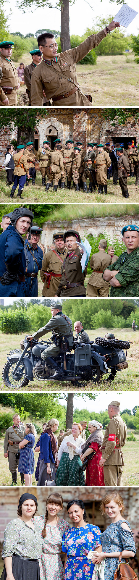 Over 500 reenactors from 13 countries take part in the war history festival in Brest