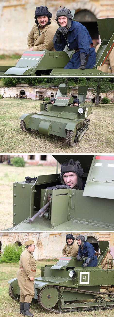 Танкетку Т-27 упершыню пакажуць у Брэсцкай крэпасці