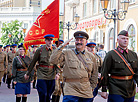 Парад военно-исторических объединений на улицах Бреста