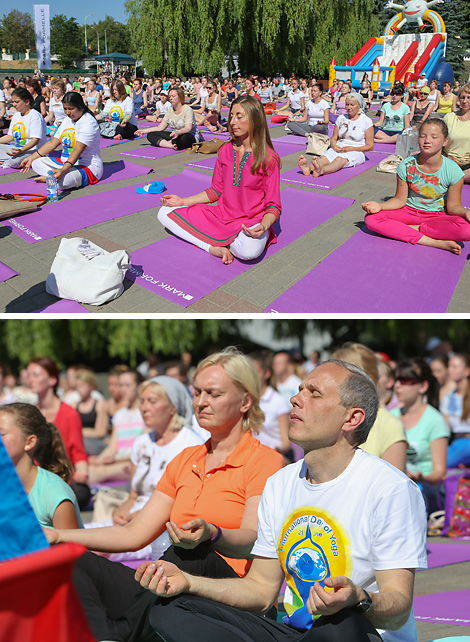 International Yoga Day in Minsk