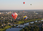 International festival of air balloons Peaceful Sky of Orsha District

