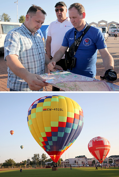 International festival of air balloons Peaceful Sky of Orsha District
