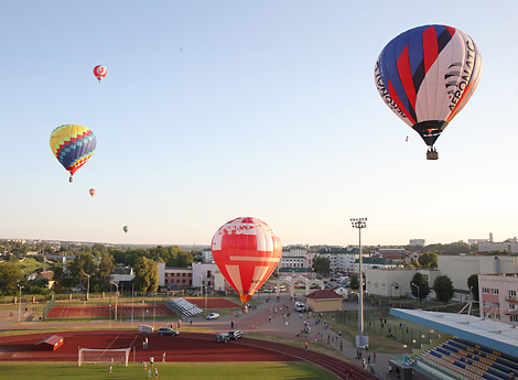 International festival of air balloons in Orsha 