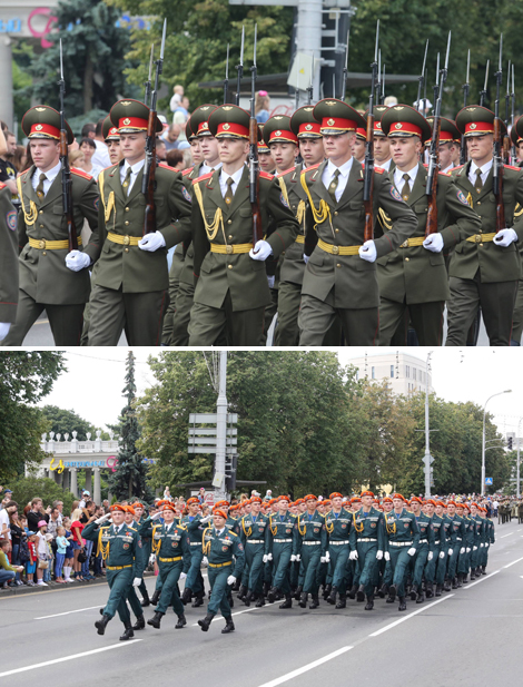 Парад спасателей и техники МЧС в Минске