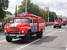 Parade of rescuers and firefighters in Minsk