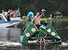Соревнования на самодельных суднах на Августовском канале