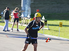 Ole Einar Bjorndalen in Raubichi: pre-season training and a clinic for young biathletes
