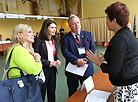 OSCE observers visit polling station No.10 in Minsk