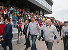 Belarus President Alexander Lukashenko visits Legends' Race in Raubichi