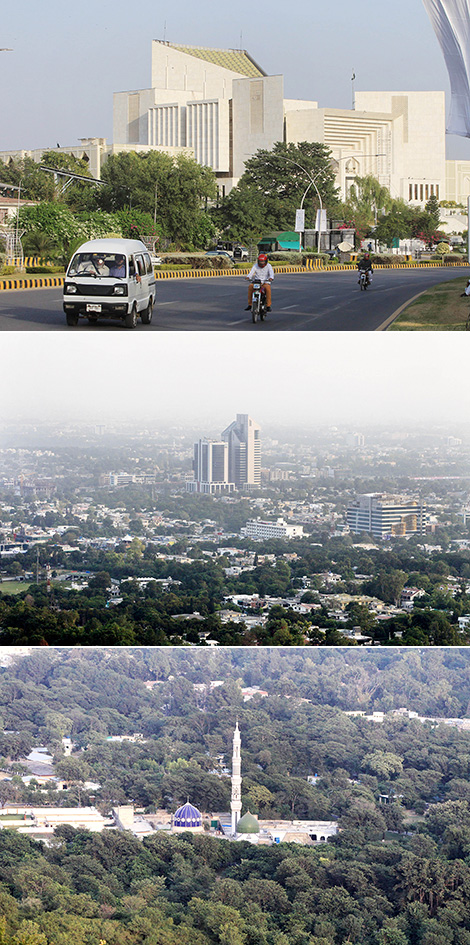 Islamabad, the capital of the Islamic Republic of Pakistan