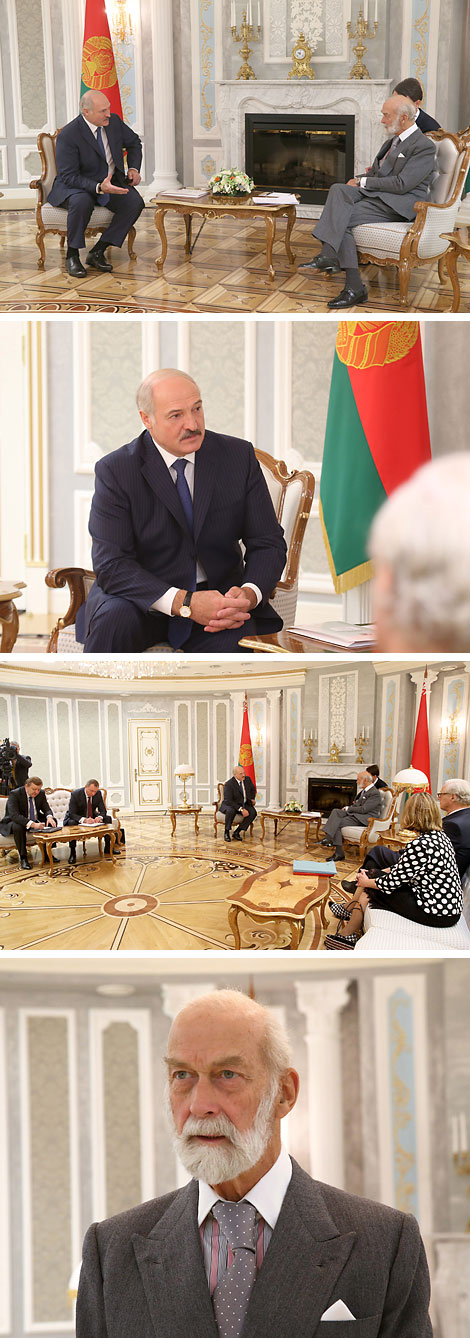 Lukashenko meets with Prince Michael of Kent
