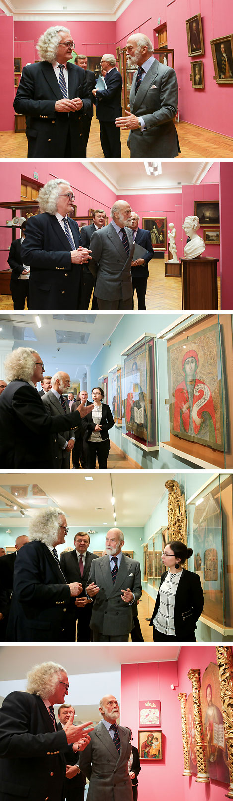 Принц Майкл Кентский посетил Национальный художественный музей