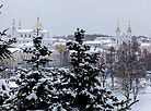 Snowy autumn in Vitebsk