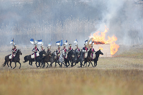 Переправа армии Наполеона через Березину: реконструкция на Брилевском поле 204 года спустя