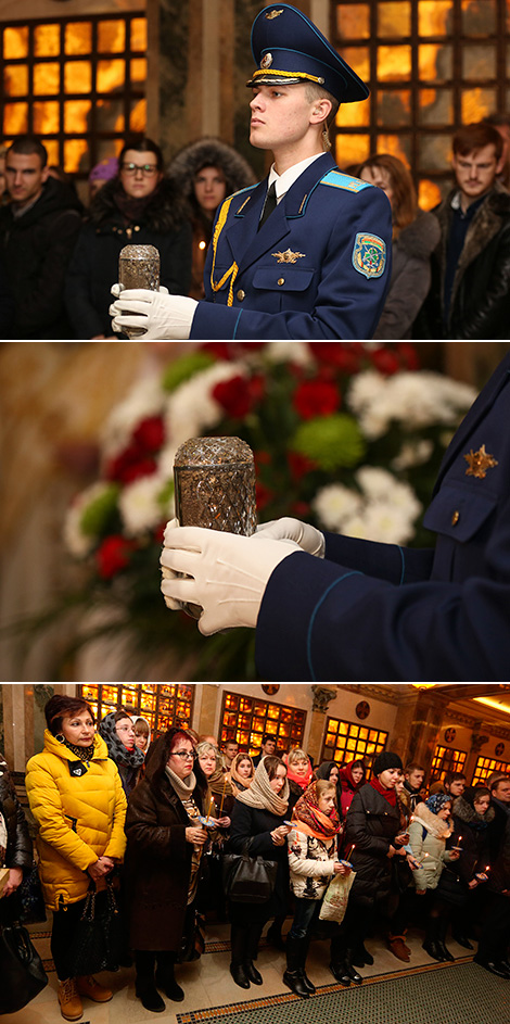 Ceremony to place capsule with soil from Maxim Bogdanovich’s grave in Minsk’s All Saints Memorial Church